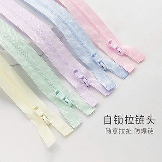 Dây kéo quần áo chống nắng No. 3 Nylon Mở Một Lần Răng Mịn Ngược Mặc Vô Hình Dây Kéo Quần Áo Trẻ Em Thể Thao Mùa Hè 25.9.12