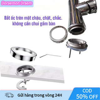 Chân Vòi Rửa Bát Thông Minh Bền Bỉ, Thép Không Gỉ, Lắp Đặt Dễ Dàng Trên Mặt Chậu, Dùng Cho Vòi Nóng Lạnh, Tiết Kiệm Tiền