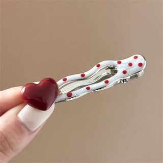 Trái tim kẹp tóc chống trơn trượt, đa năng - Phù hợp tóc dày và xoăn, tạo kiểu tóc đẹp