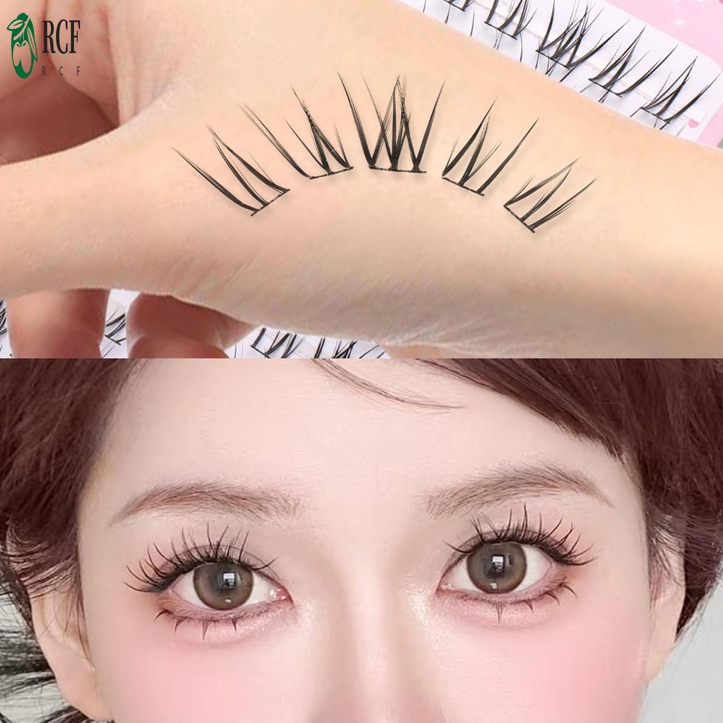 Liền mạch Lông Mi Cụm Lông Mi Cosplay Tự Nhiên Lông Mi Giả Tiết Kiệm Thời Gian Lựa Chọn Dành Cho Người Mới Bắt Đầu