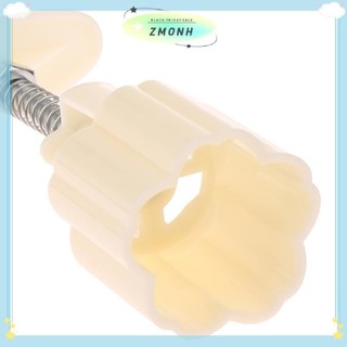 ZMONH 4 Cái / bộ Khuôn Bánh Trung Thu Hoa Anh Đào Hoa Họa Tiết Tem Tay Bấm Khuôn Pít Tông Bánh Ngọt Dụng Cụ