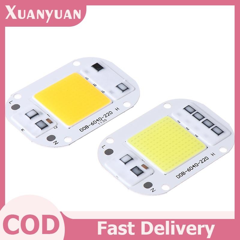 XUAN LED chip 20W 30W 50W AC 220V hạt đèn COB thông minh Đèn LED không có trình điều khiển DIY Lampada chip ngoài trời đèn pha đèn pha VN