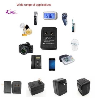 AC 220V sang 110V / 110V sang 220V AC Bộ chuyển đổi điện áp 20W Bộ điều chỉnh biến áp du lịch