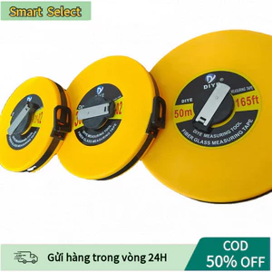 Thước Dây Mét Cuộn 30m, 50m Loại Đẹp, Nhựa ABS Bền, Có Tay Quay Và Tay Cầm Thoải Mái, Đọc Số Dễ Dàng, Hỗ Trợ Đo Đạc Nhà