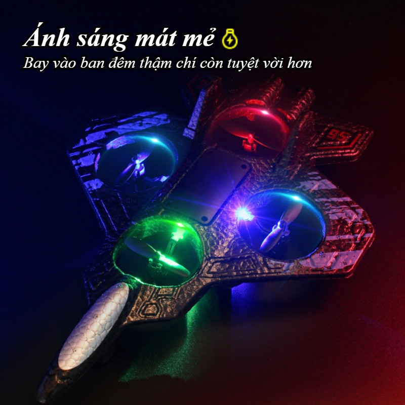 Điều khiển từ xa Máy bay Không gian Máy bay Chiến đấu Đồ chơi Dễ dàng Xử lý Với Dazzle Night Light