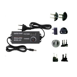 AIMVUKES Bộ Nguồn AC Sang DC Có Thể Điều Chỉnh 9-24 V Bộ Chuyển Đổi Điện Áp 220V Sang 12 V Thông Dụng，có led hiển thị