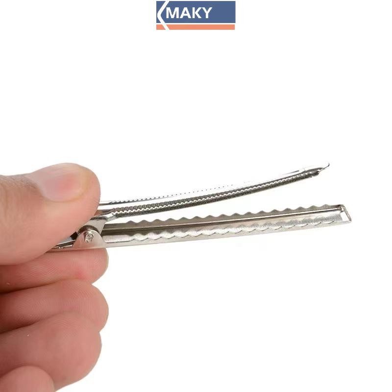 Onetimingcool 50 Chiếc Kim Loại Cá Sấu Kẹp Tóc Nơ Răng Barrette Cá Sấu Kẹp DIY Kẹp VN