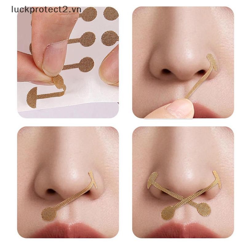 # luckpro # 20-200 Cái Miếng Dán Mũi Quả Tạ Đường Viền Sửa Mũi Miếng Dán Dùng Một Lần Dải Mũi Mỏng Khỏa Thân N Miếng Dán Mũi Làm Đẹp.