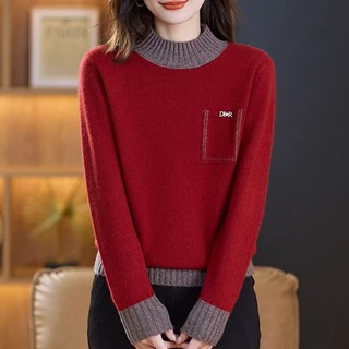 Áo len dệt kim tay dài nữ, phong cách Hàn Quốc, phù hợp mùa thu đông