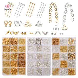 HWETR - Bộ Kit DIY Trang Sức với Hoa tai và Vòng cổ, Phù hợp cho Người mới bắt đầu và Người lớn