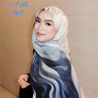 Khăn quàng cổ nữ dài Hồi giáo in hình, thoáng khí, nhẹ, từ Polyester, Cotton, Rayon và Viscose