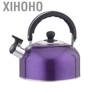 Xihoho Xihoho Phefop 3L Thép không gỉ huýt sáo Camping Trại đun nước nhỏ gọn Thiết kế nhỏ gọn phù hợp để đi bộ đường dài (màu xanh da trời)