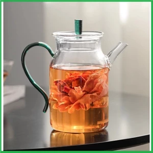 Ấm Thủy Tinh Pha Trà Có Lưới Lọc Ở Vòi (Dung tích 400 ml)