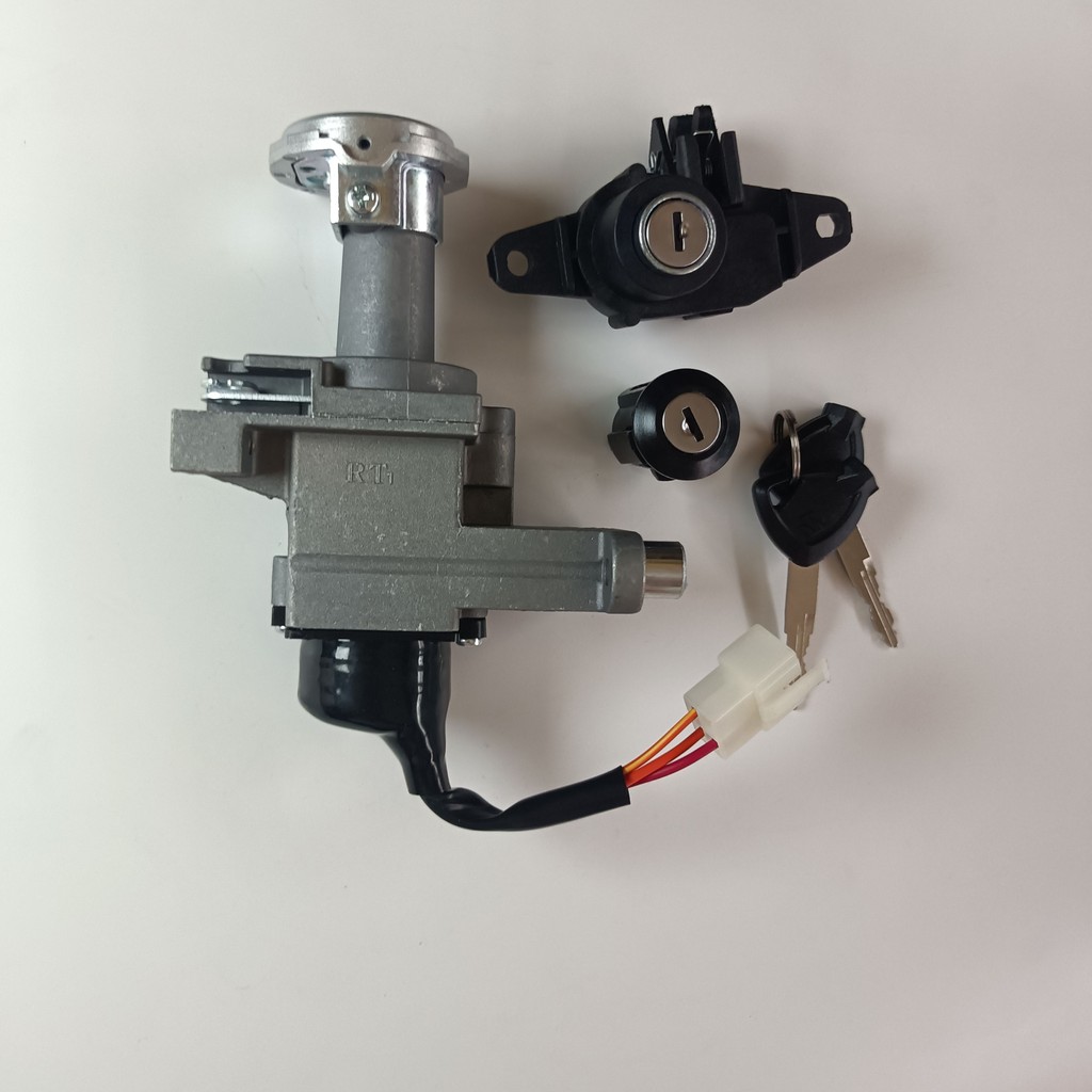 Thích hợp cho Suzuki Ruby UM125T Bộ Khóa Cửa Điện Tianyu UZ125T Quốc Gia Ba Bộ Khóa Đánh Lửa Công Tắc
