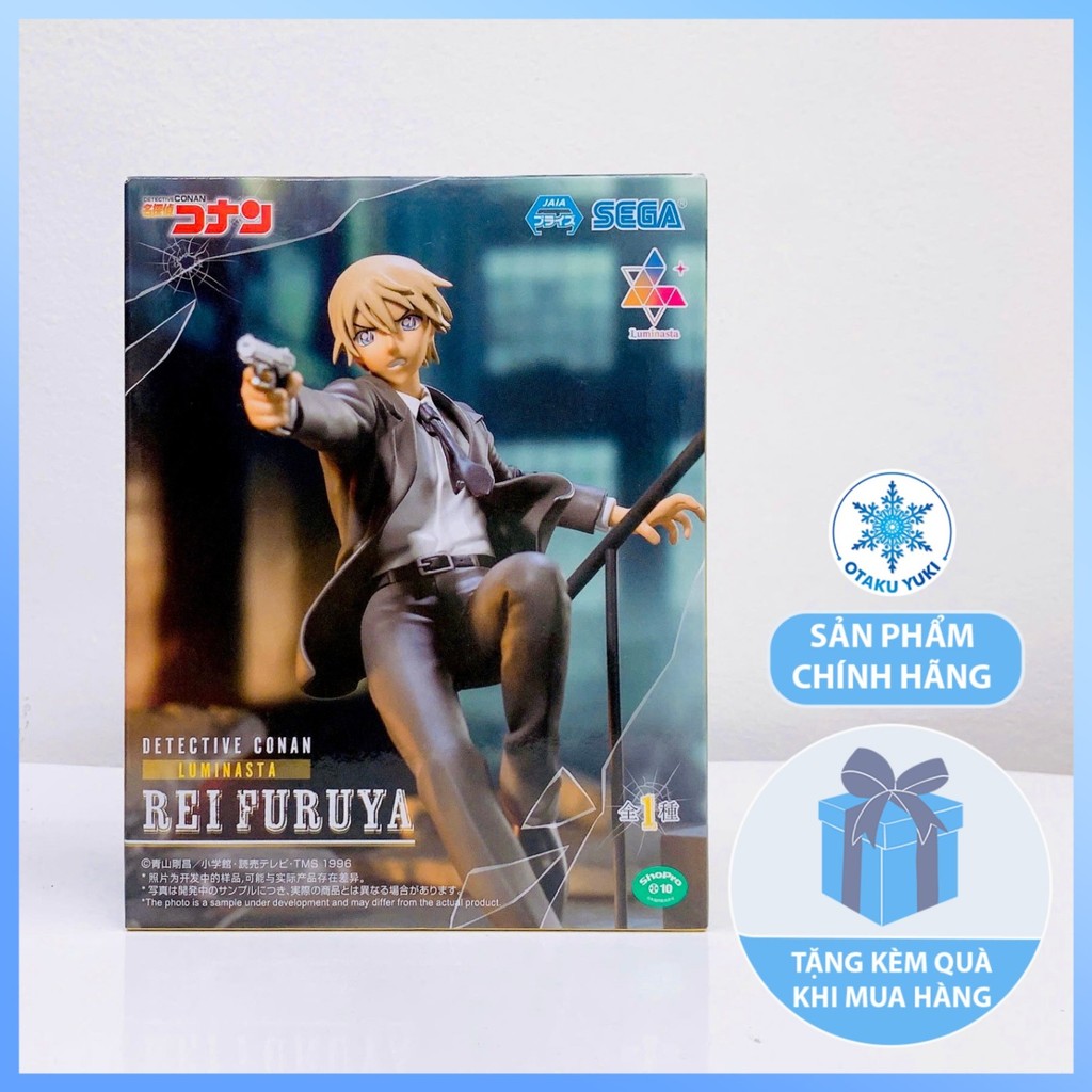 SEGA Luminasta Figura Detective Conan – Kid Il Ladro Fantasma, Collezionabile Ufficiale Con Base