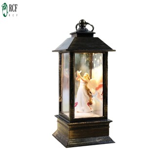 Đèn LED di động cổ điển với họa tiết giáng sinh Shade chạy bằng pin
