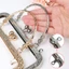 YUUKII Ví Khóa Khung, Vintage Ví Kim Loại Khung Kiss Clasp, Túi 20CM Kiss Khóa Khóa DIY Craft