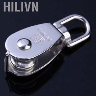 Hilivn Nâng Đơn thay đổi Dây Kéo Bánh Xe Lực Kéo Ròng Rọc để Giảm Tải Thép Không Gỉ 304 Vật Treo M15