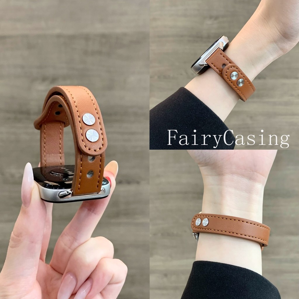 Dây da cổ điển cho Huawei Watch Fit 4 4Pro Vòng đeo tay thay thế cho Huawei Watch Fit2 Fit3 Band Correa
