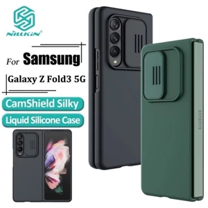 Ốp Nillkin CamShield Silky Liquid Silicon Mềm Mượt Samsung Galaxy Z Fold4 / Fold3 5G