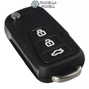 Vỏ chìa khóa ô tô FANIELLAPOWELL, Fob từ xa gấp 3 nút lật, Vỏ chìa khóa thay thế lưỡi cắt bền cho Lifan X60 X50