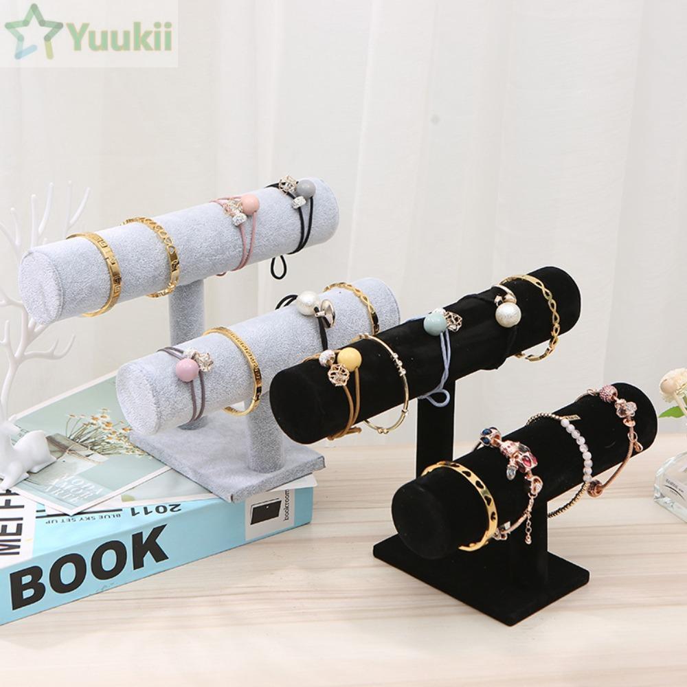 Giá đỡ T-Bar YUUKII, Giá trưng bày trang sức vòng tay đa năng, Đồng hồ tinh tế Băng đô trang sức hai đôi