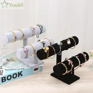 Giá đỡ T-Bar YUUKII, Giá trưng bày trang sức vòng tay đa năng, Đồng hồ tinh tế Băng đô trang sức hai đôi