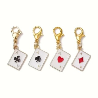 Móc khóa Mặt dây chuyền chơi thẻ Hình móc khóa Mặt dây chuyền móc khóa, Mặt dây chuyền túi