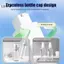 LUImo 15 / 30 / 50ml Vuông Chân Không Chai Báo Chí Lotion Rỗng Hộp Đựng Chất Lỏng Nền Trang Điểm Di Động Tinh Chất Phụ Nữ Hộp Đựng Mỹ Phẩm SBS