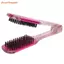 FAVORITEGOODS Máy duỗi tóc hai mặt, Lược uốn tóc mềm chuyên nghiệp, Thiết kế tiện dụng Lược duỗi tóc hai mặt chống tĩnh điện Hoa hồng đỏ
