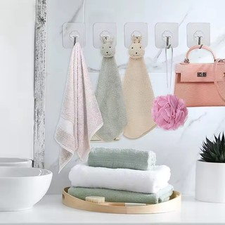 Móc treo tường dính chắc trong suốt không dấu vết - Móc treo quần áo khăn tắm