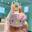 Mặt dây chuyền hình mèo KT hoạt hình-Mặt dây chuyền móc khóa túi Hello Kitty có giá trị cao, độc quyền cho bé gái