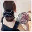 JRP Tính Khí Ngọt Ngào Thời Trang Phóng Đại Tóc Phụ Kiện Tóc Retro Nếp Nhăn Voan Scrunchies Dây Buộc Tóc Cho Nữ Bé Gái JRP
