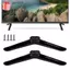 Giá đỡ TV GAVESTO, Chân đế TV màu đen đa năng, có miếng đệm chống trượt có ốc vít Tivi để bàn chân phòng khách