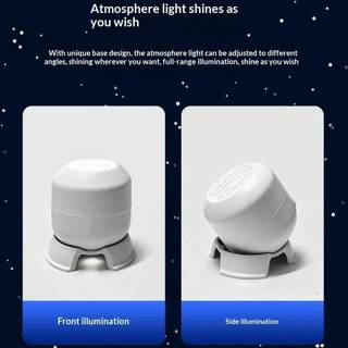 ELBBKG 360 Xoay LED Máy Chiếu Đại Dương Đèn Ngủ Sạc USB Đèn Năng Động Có Hiệu Ứng Màu Sắc Cho Phòng Ngủ Thư Giãn Mới
