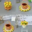 Đề Nghị Hoa Hồng Hạt Cải Hoa Coaster Dệt Tự Làm Chất Liệu Gói Móc Handmade Quà Tặng Lily Của Thung lũng Chăn Làm