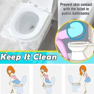 10 / 20 / 30 / 50 Đệm ngồi WC di động du lịch - Vỏ bọc bồn cầu chống nước dùng một lần