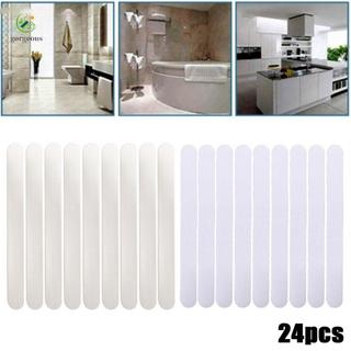 [FUXIN]Anti-slip Strips Self-adhesive Transparent/ White Grip Stickers Non Slip