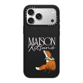 CASECASE X Maison Kitsuné Bandana Fox Ốp lưng máy ảnh màu trắng Phiên bản vòng màu đen mờ cứng hút từ tính Vỏ tác động cho Apple IPhone 13 14 15 16 17 Pro Max Air Plus có hộp