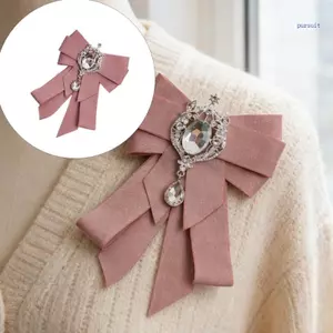 SUIT Thời Trang Kim Cương Giả Nơ Trâm Cài Pha Lê Thanh Lịch Cho Đầm Quần Áo Phụ Kiện Cho Một Cái Nhìn Tinh Tế
