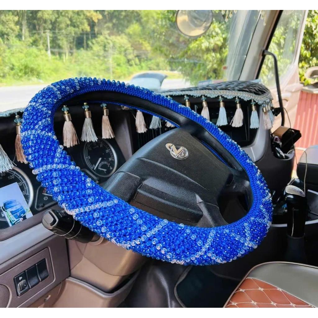 Bọc vô lăng hạt cườm nhập khẩu Hàn Quốc loại xịn chống ra mồ hôi tay dành cho các dòng xe