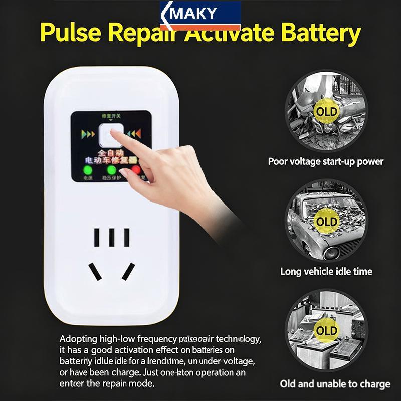 Bộ sửa chữa pin xe điện MAKY Bộ sạc đa năng cho xe đạp điện và xe tay ga đáng tin cậy Phục hồi điện VN
