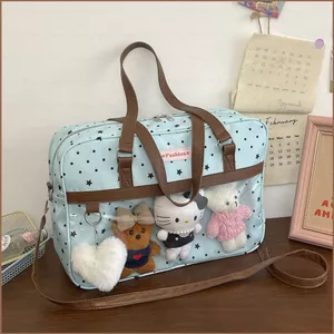 Túi đeo vai hình ngôi sao SQ11 2026 Túi đeo vai phong cách Nhật Bản dễ thương và ngọt ngào Túi búp bê trong suốt hai lớp