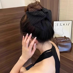 Tam Giác Nữ Đồ Trang Trí Pháp Cuộn Tóc Kẹp Tóc Tóc Cảm Thấy Lấy Kích Thước Lớn Kẹp Tóc Tinh Tế Cá Mập Satin