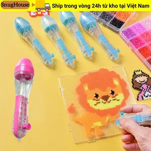 SNUGHOUSE Hạt Vị Trí Bút, Đầu 2.6mm Thủ Công Máy Làm Perler Hama Hạt Bút, Sáng Tạo Tiết Kiệm Thời Gian Tự Động Bấm Hạt Dụng Cụ Vị Trí Trẻ Em