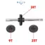 E-WOITD 1 Bộ Hộp Số Cho MN Model 1 / 12 MN82 LC79 MN78 MN168 RC Phụ Kiện Xe Hơi Sửa Đổi Kim Loại Phụ Kiện Nâng Cấp E-WOITD