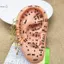 Máy mát xa điểm áp lực châm cứu Di động Máy mát xa kinh tuyến Tai ic cầm tay Kẹp bấm huyệt Dụng cụ Massage tai vàng