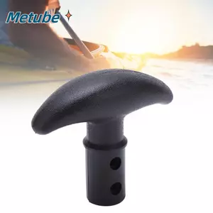 Tay cầm mái chèo METUBE Canoe, Tay cầm cong hình chữ T Tay cầm mái chèo thuyền Kayak, Màu đen Thiết kế nhẹ Thiết kế tiện dụng Thuyền bơm hơi Tay cầm mái chèo thể thao
