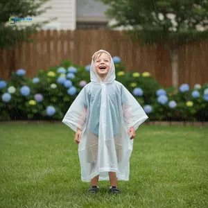 Thẻ áo mưa dùng một lần di động Phong cách thẻ chống bão Thiêned dành cho người lớn bị ép dài dành cho du lịch khẩn cấp ngoài trời mới