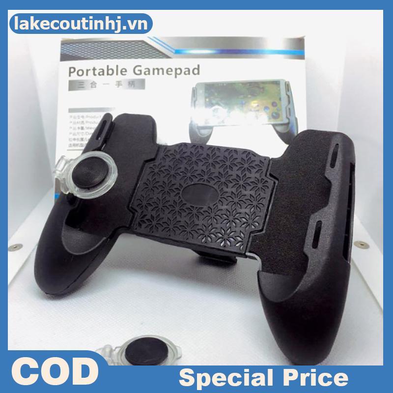 Lu 3 Trong 1 Điện Thoại Di Động Thiết Bị Điều Khiển Giá Đỡ Cho PUBG Game Tay Cầm Chơi Game Joysti Cho IOS Android 4.5-6.5 Inch Phụ Kiện Điện Thoại Linhj